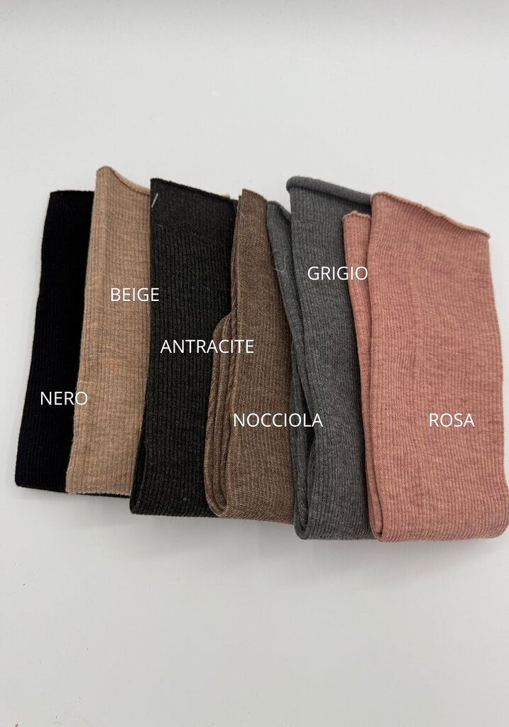 Gambaletto termico micro costa - Nero 