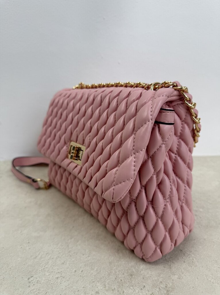 Bag MAGGIE tracolla rombo rosa 