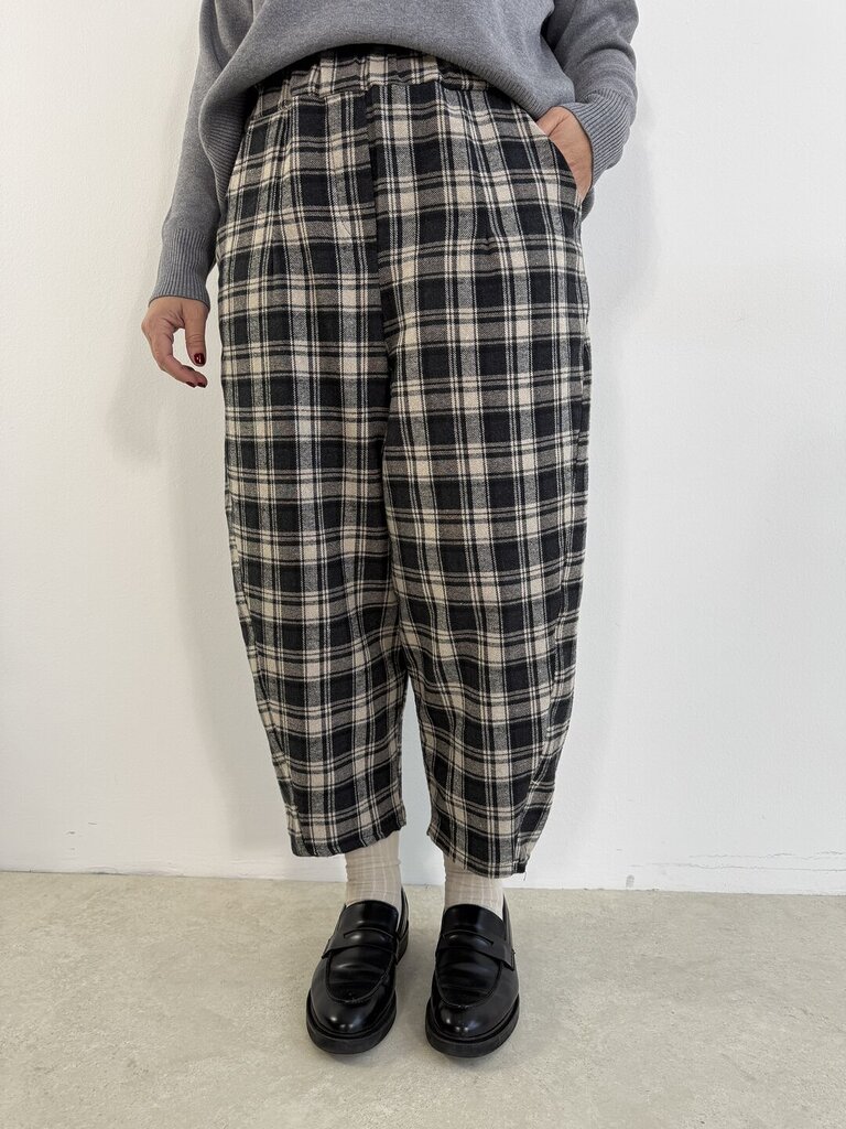 Panta Clelia scacco - antracite 