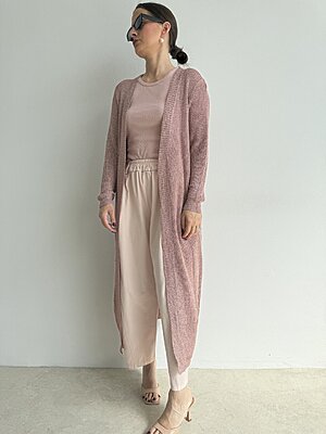 Cardigan Long lurex