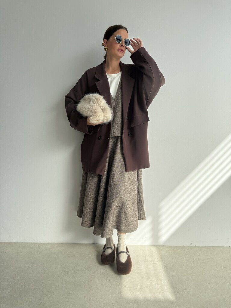Blazer unito Morgana - marrone 