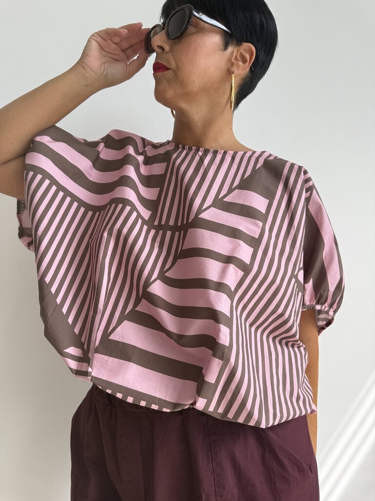 Blusa Astratt geometric - Rosa 