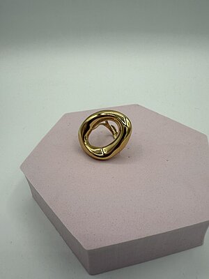 Anello ovale gold