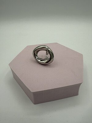 Anello ovale silver