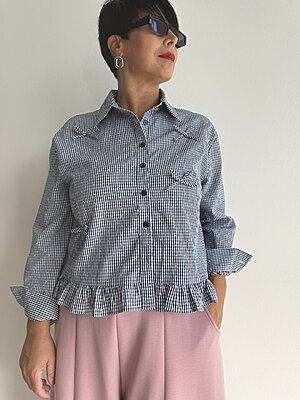 Camicia fiocchetto vichy