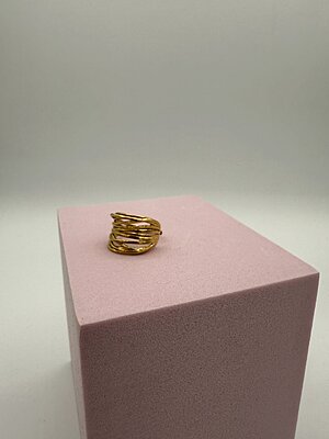 Anello millegiri gold