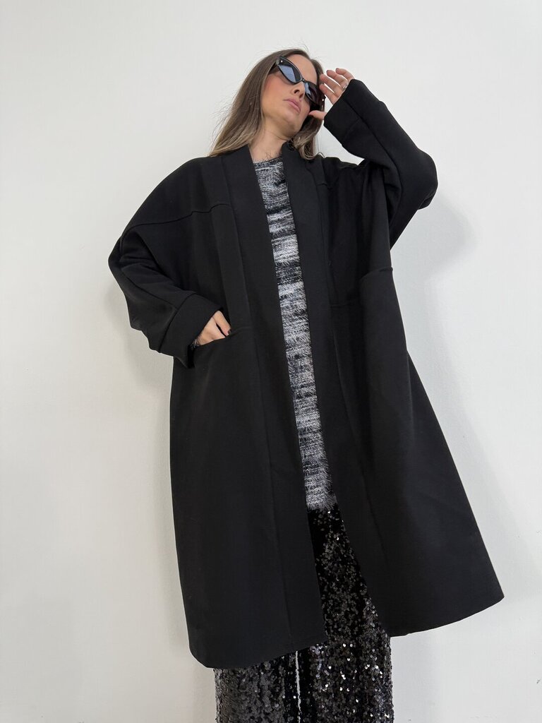 Cappotto black open 