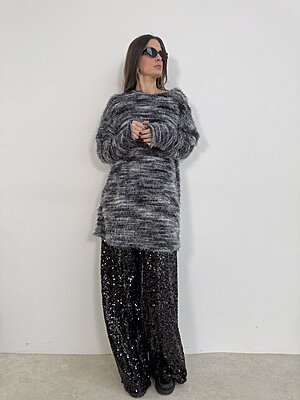 Maxi pull dress furetto