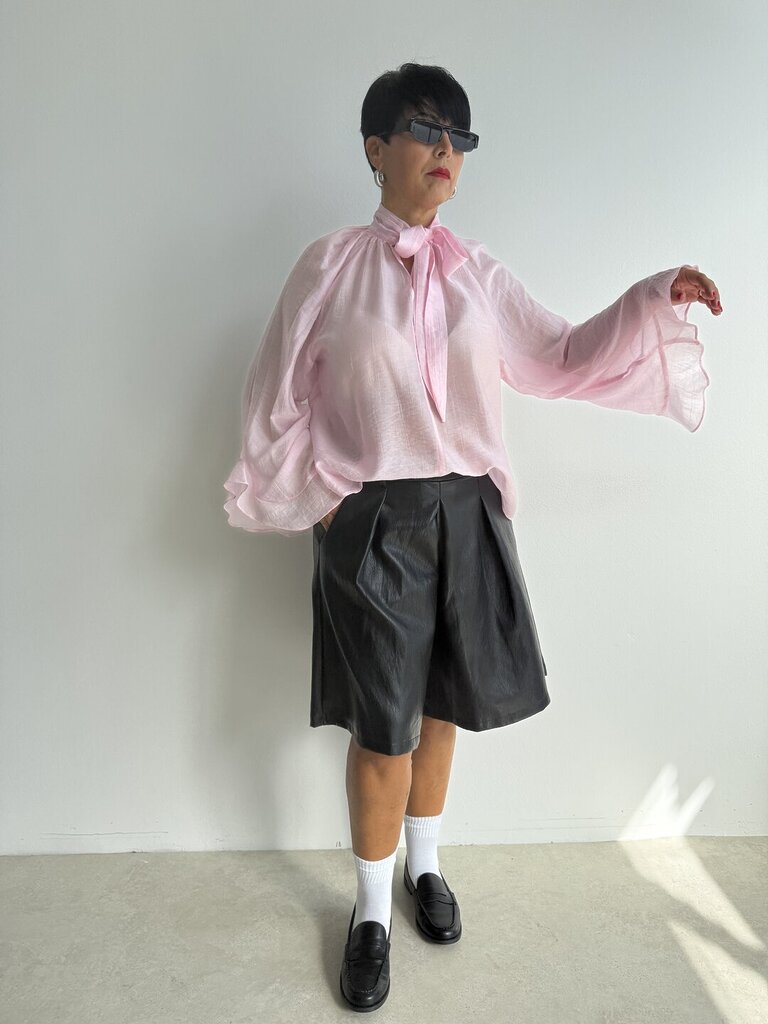 Bermuda Dallas Ecopelle - Nero 