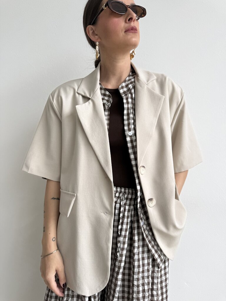 Blazer Mimosa m/corta - Avorio 