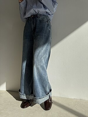 Jeans HARPER over denim stone