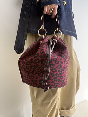 Bag secchiello MACULA ROSSO