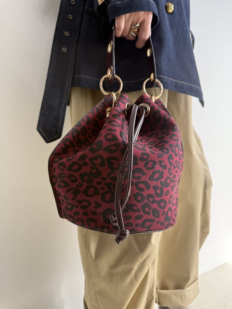 Bag secchiello MACULA ROSSO 