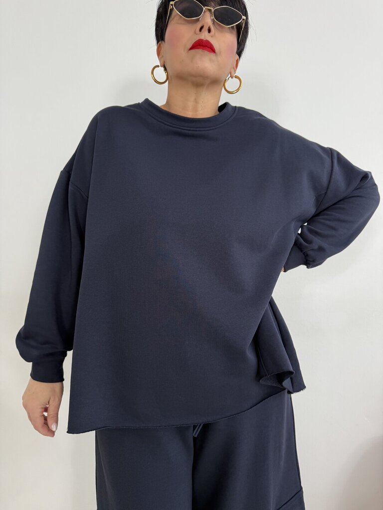 Felpa svasata Set Marwa - Blu 