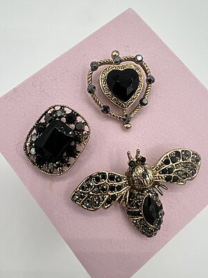 Set Spille gold black