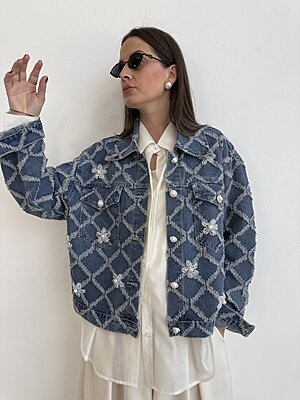 Giubbetto Rombo sfrangiato