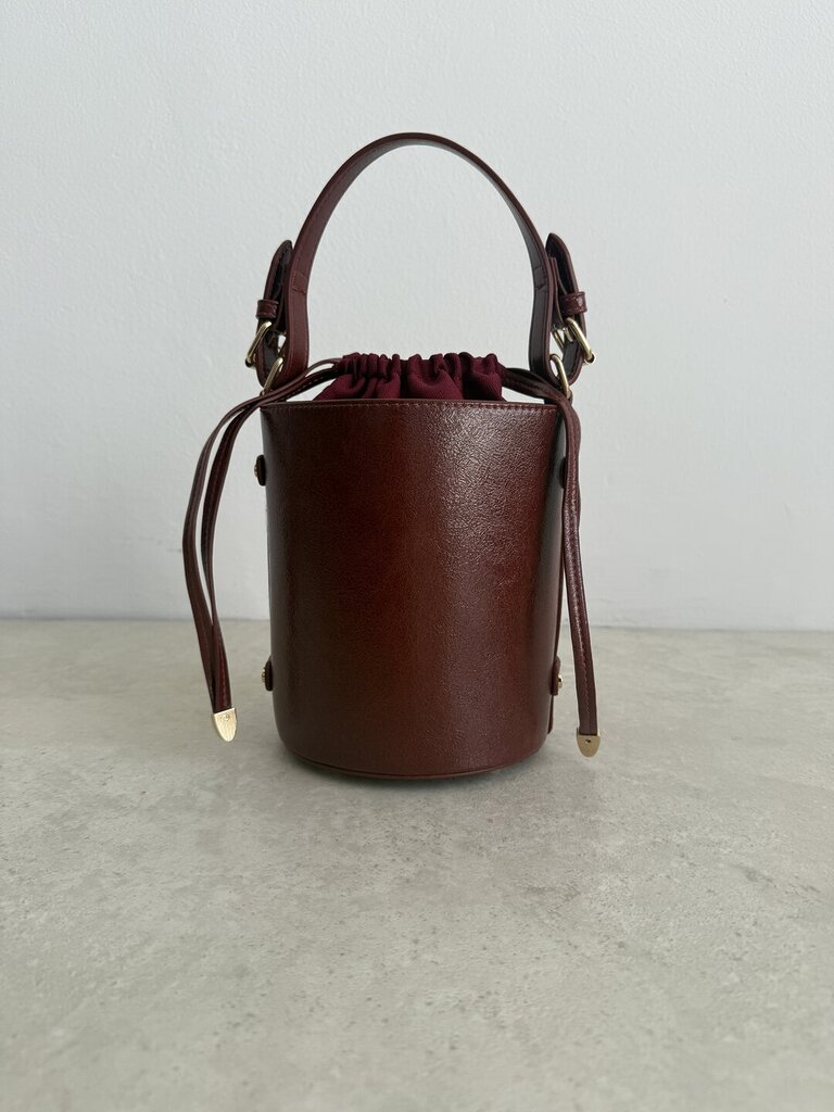 Bag Bucket carminio 