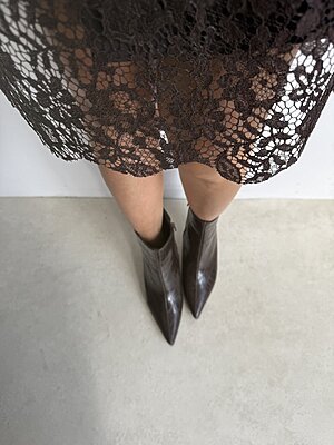 Tronchetto Croco brown