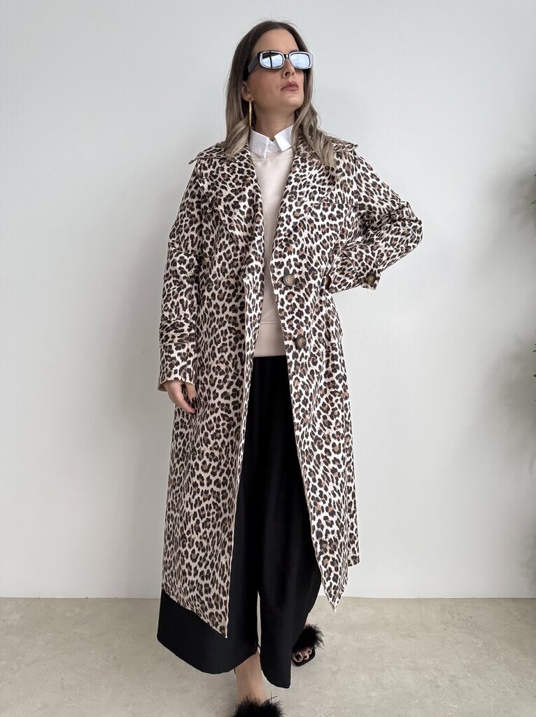 Trench animalier classic 