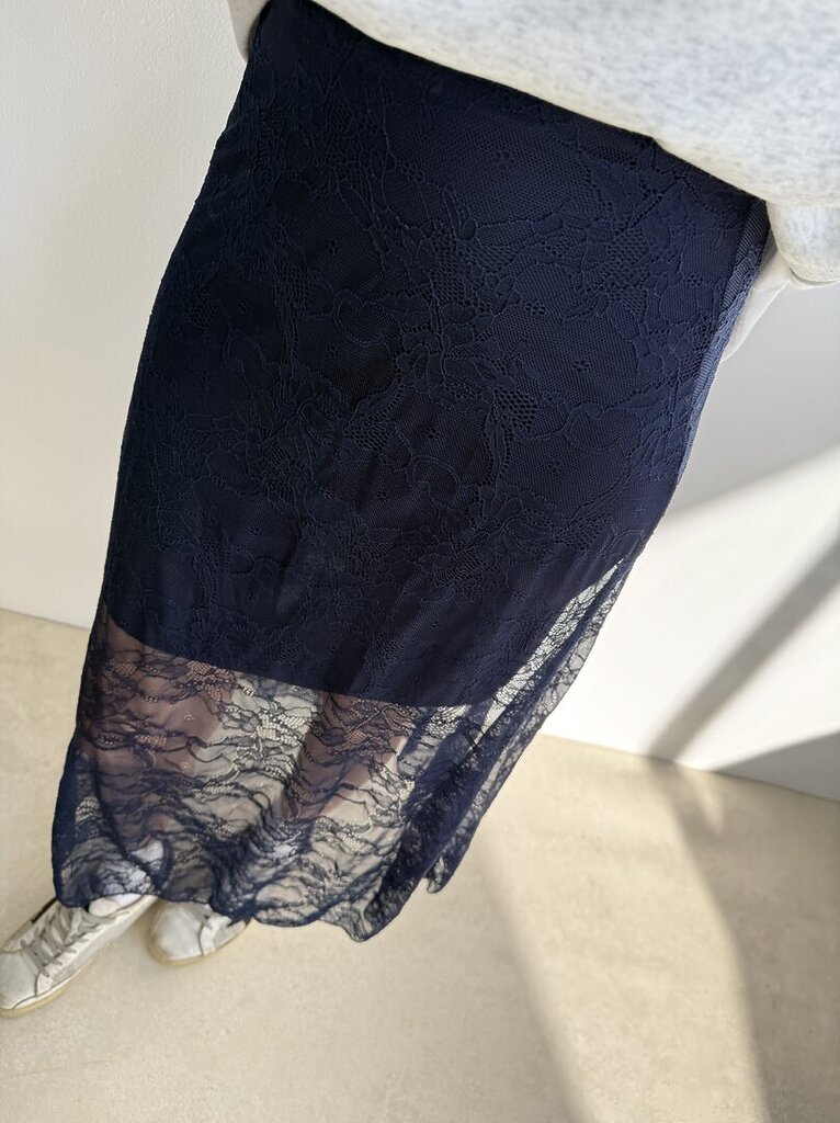 Gonna stretch pizzo - Blu 