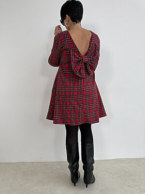 Dress fiocco SantaClaus Scozzere Red