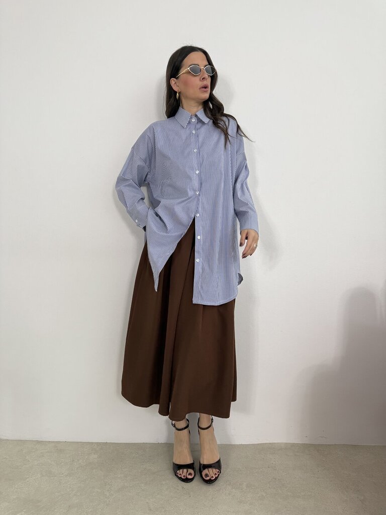 Camicia Vivienne bacchettino - Blu 