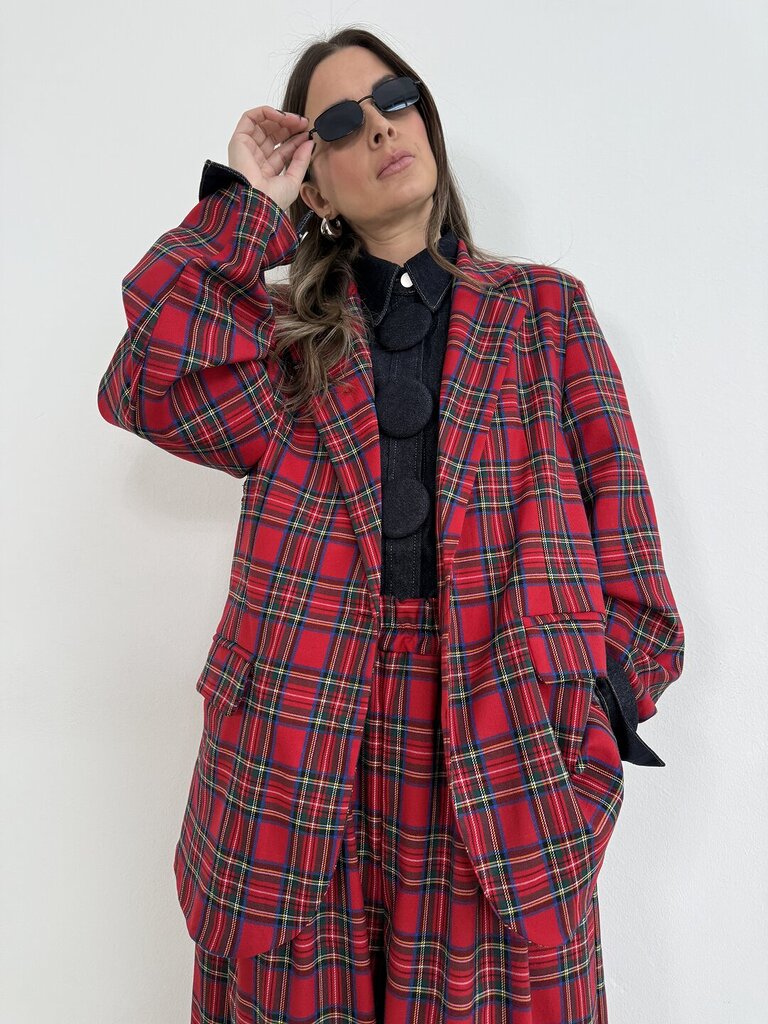 Giacca SantaClaus scozzere red 