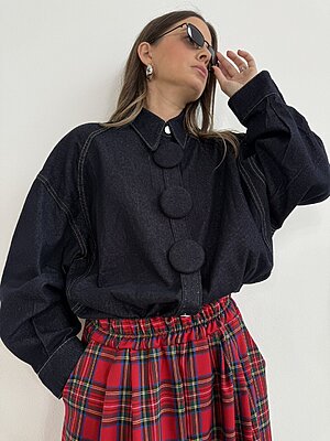 Camicia denim bigbotton