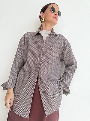 Camicia piedpoule blackcherry