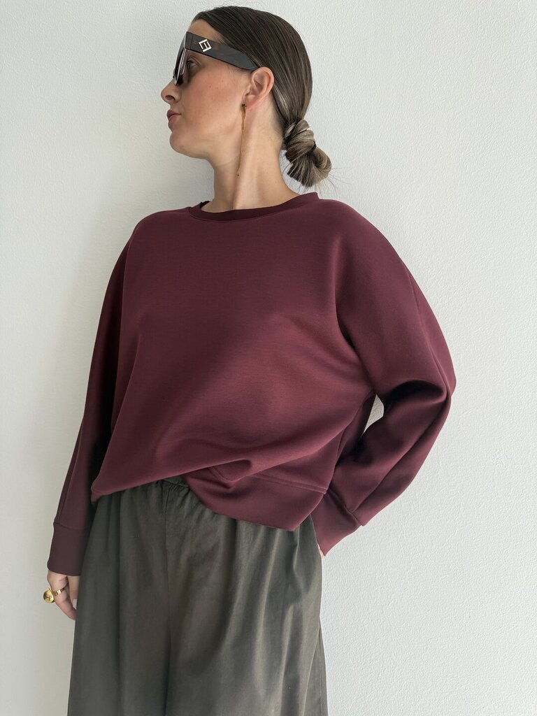 Felpa SIMONA - Bordeaux 