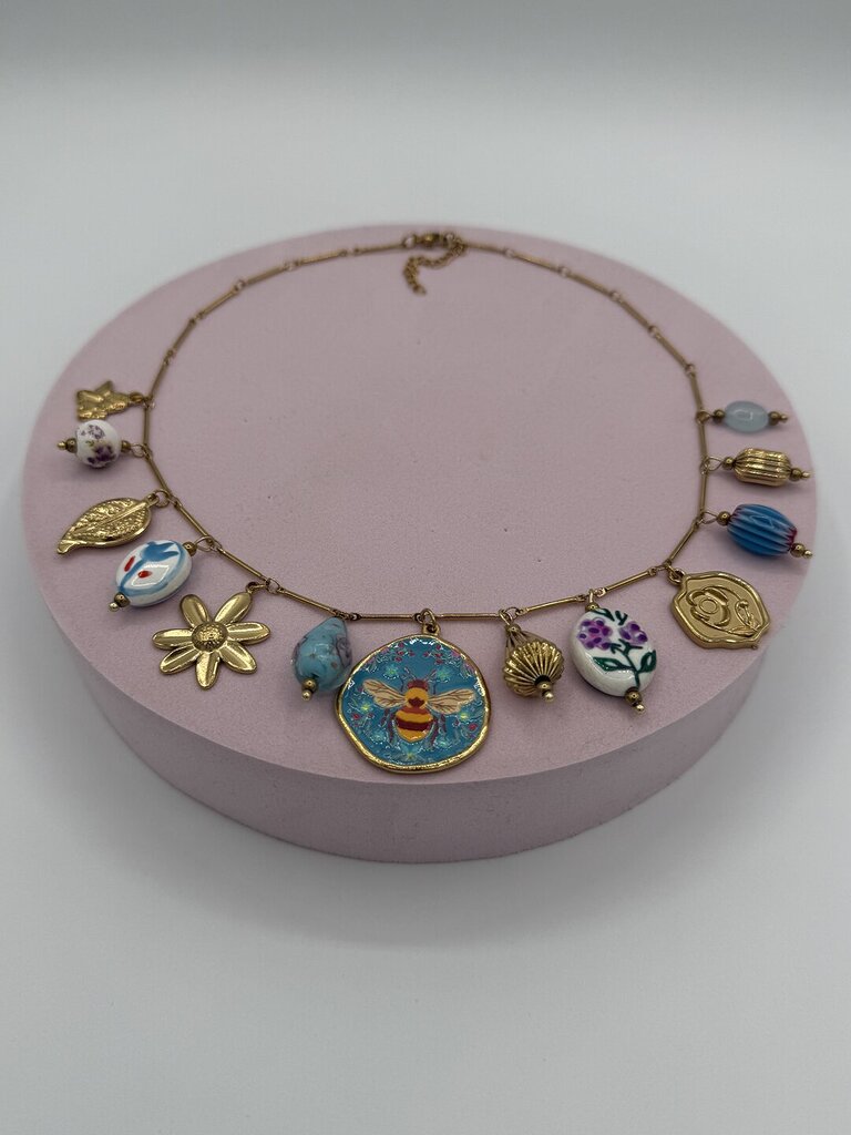 Collana Farfalla cerulea 