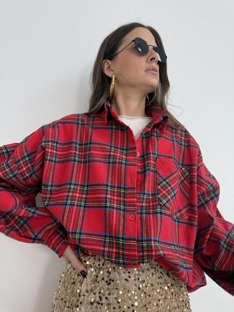 Camicia flanella SantaClus Scozzese Red 