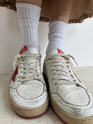 Gambeletto lungo spugna bianco