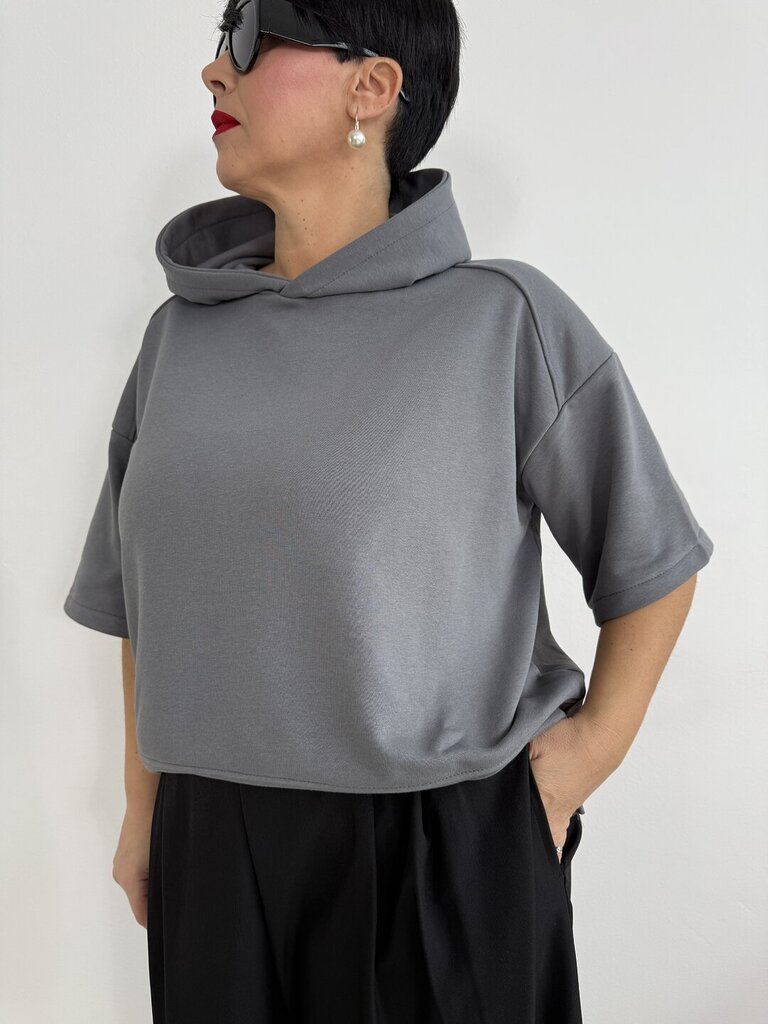 Felpa cappuccio Set Marwa - cemento 