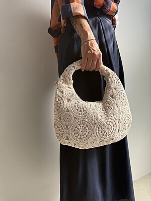 Bag Crochet avorio