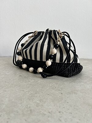 Bag Balls Stripe BlackCream