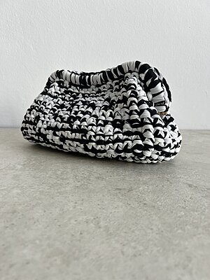 Bag Bicolored BlackWhite