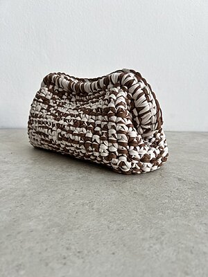 Bag Bicolored NutWhite