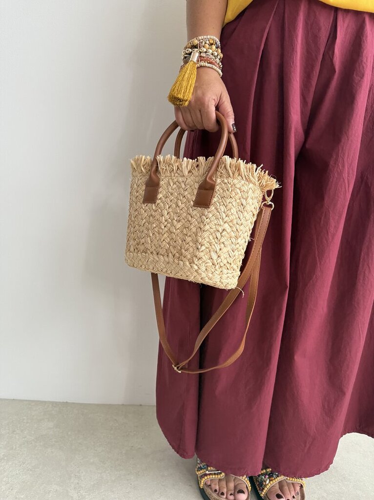 Bag PAGLIA doppio manico 