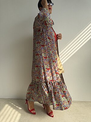 Kimono chemisier paisley