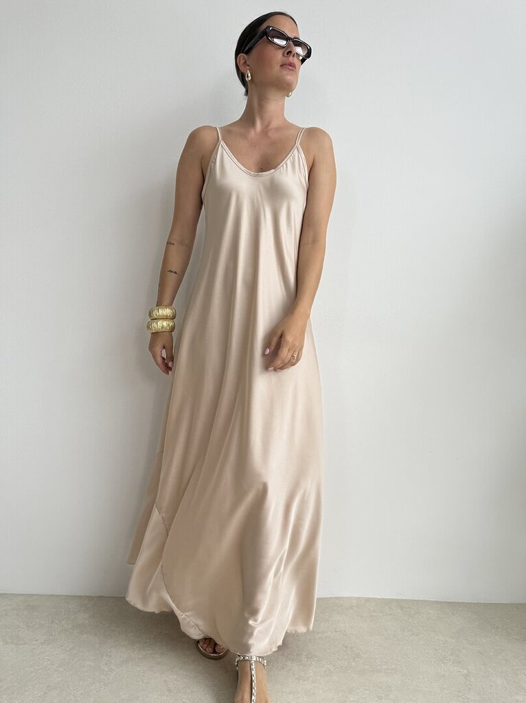 Abito satin POSITANO - avorio 