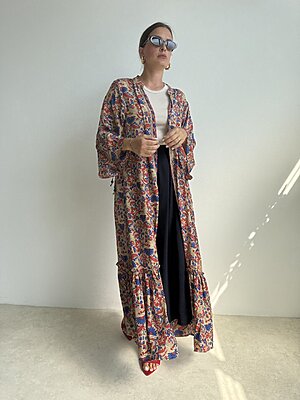Kimono chemisier paisley