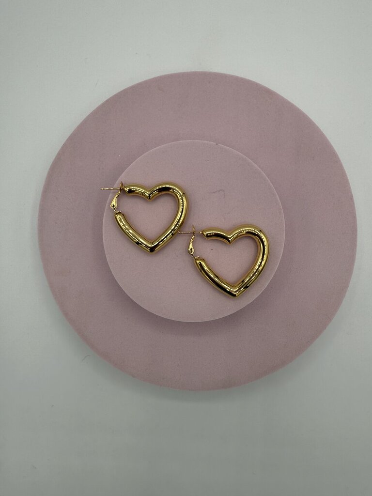 Orecchino Cuore oro 