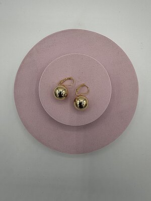 Orecchino monachella balls oro