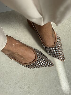 Slingback Rodi moka
