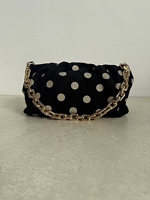 Bag Suede Pois black