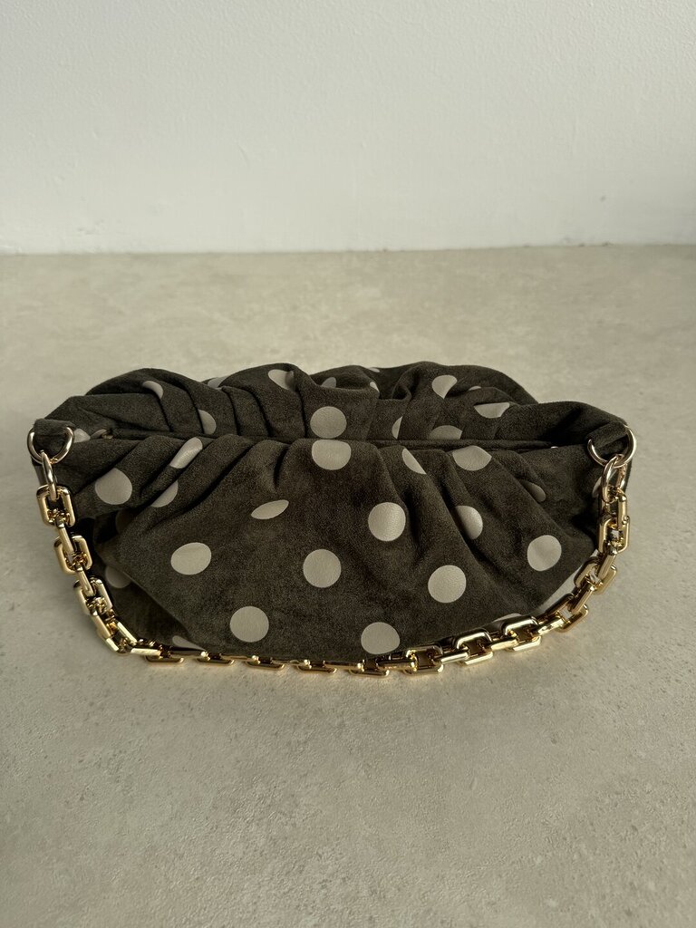 Bag Suede Pois Armygreen 