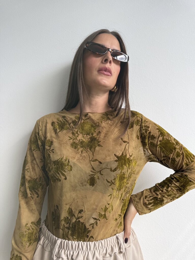 Body Tulle - Verde oliva chiaro 