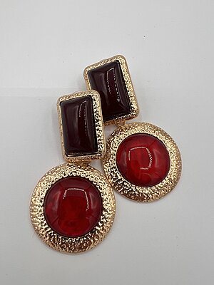 Square circle red