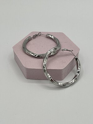 Cerchio torciglione silver